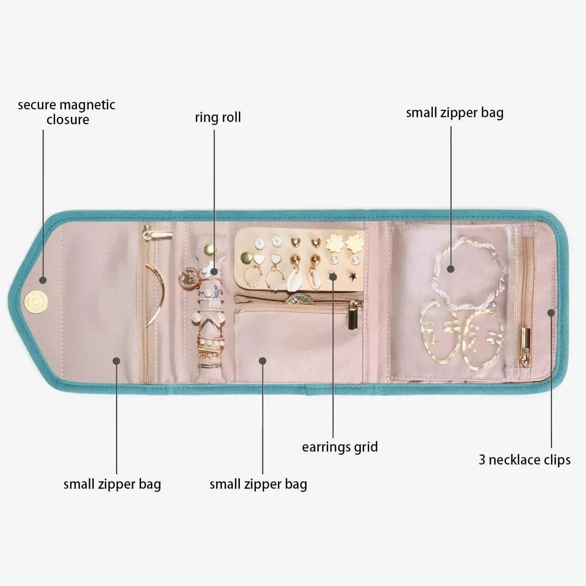 (FREE GIFT) Peri Folding Jewelry Organizer