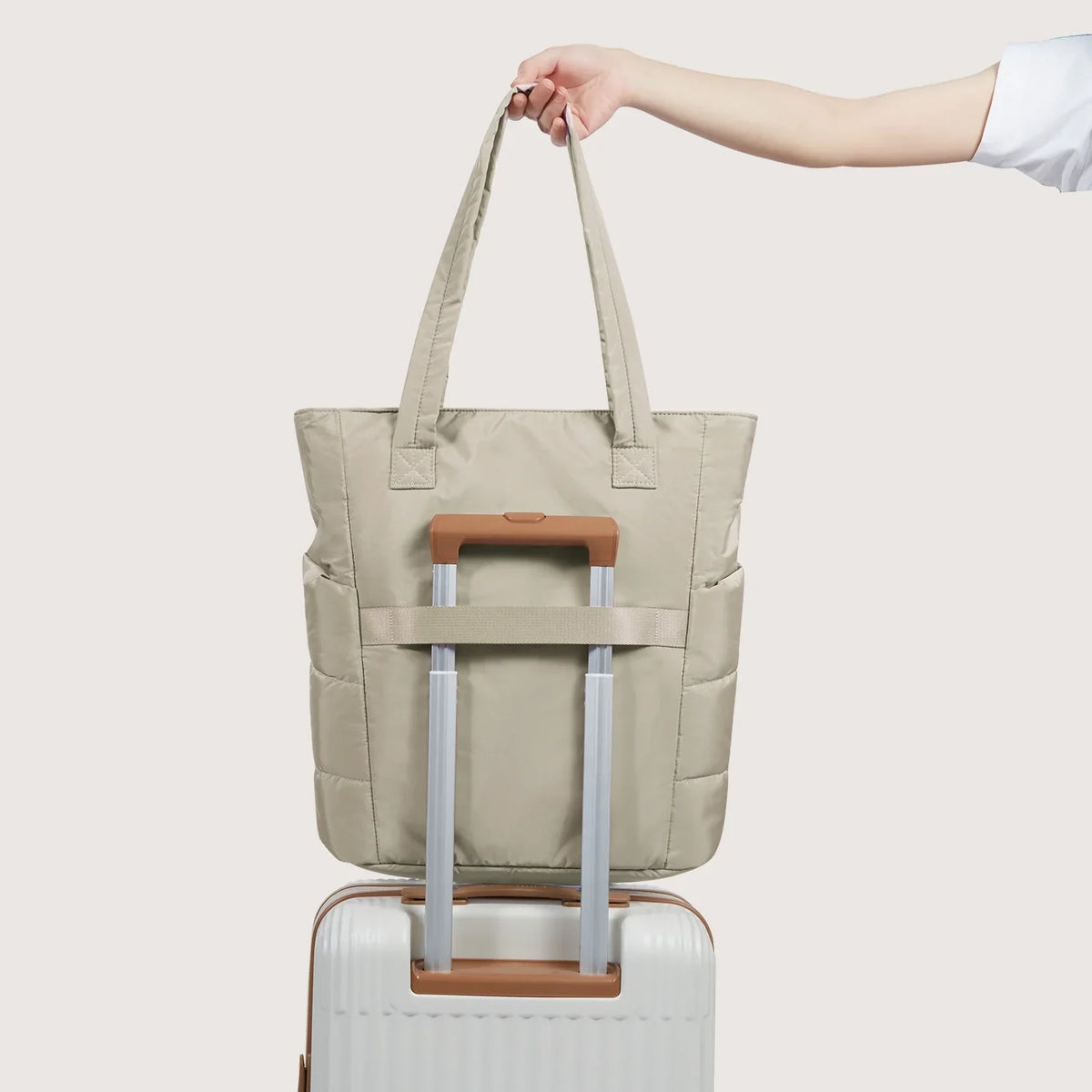 (FREE GIFT)Bubble 21L Puffy Tote