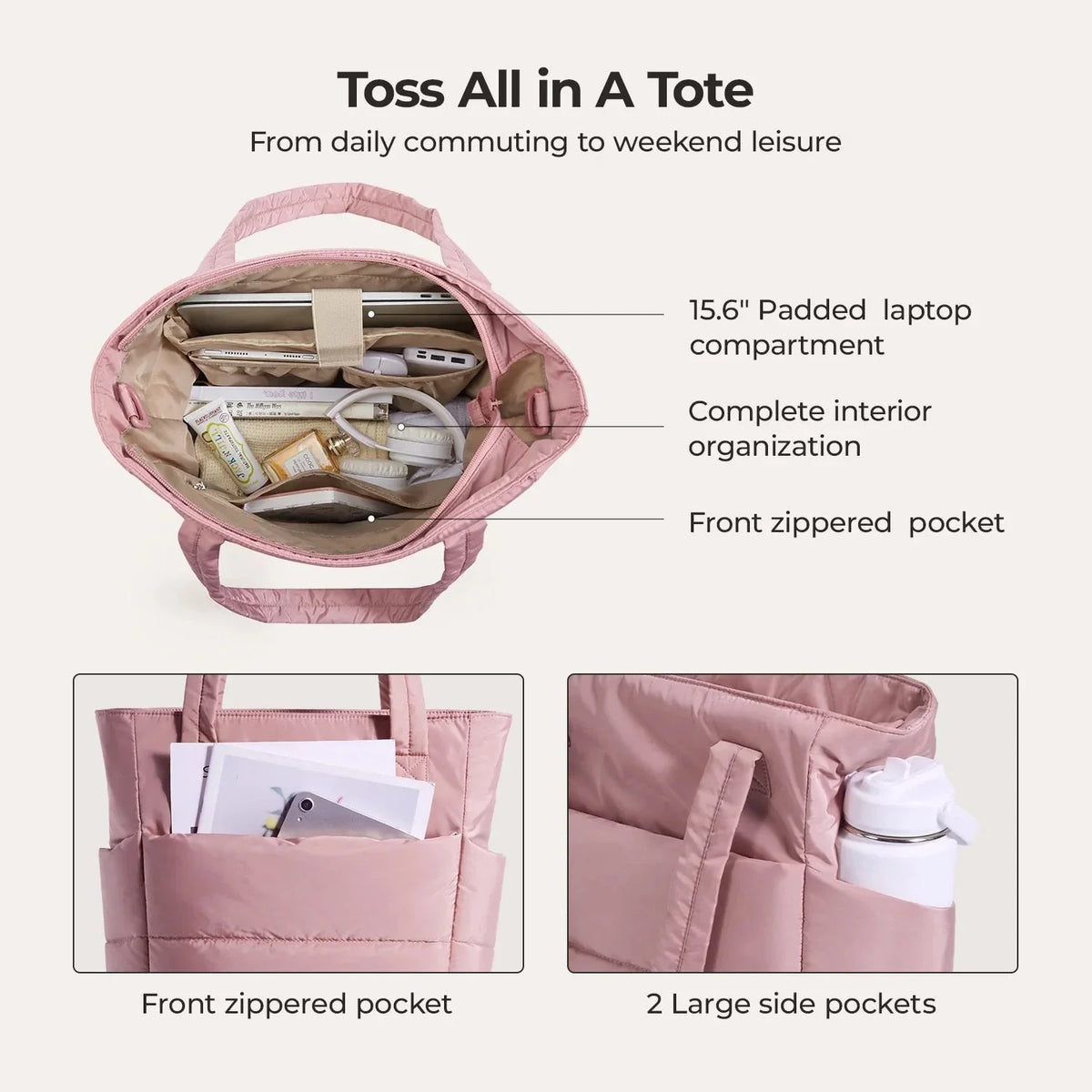 (FREE GIFT)Bubble 21L Puffy Tote