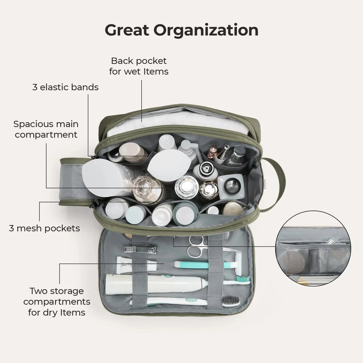 (FREE GIFT) On-road Toiletry Bag