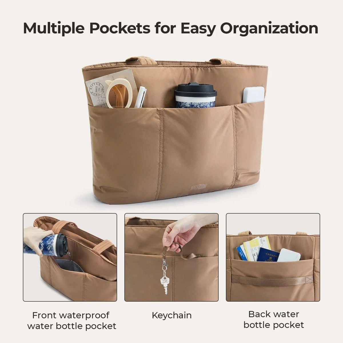 (FREE GIFT) Puffy Tote Bag